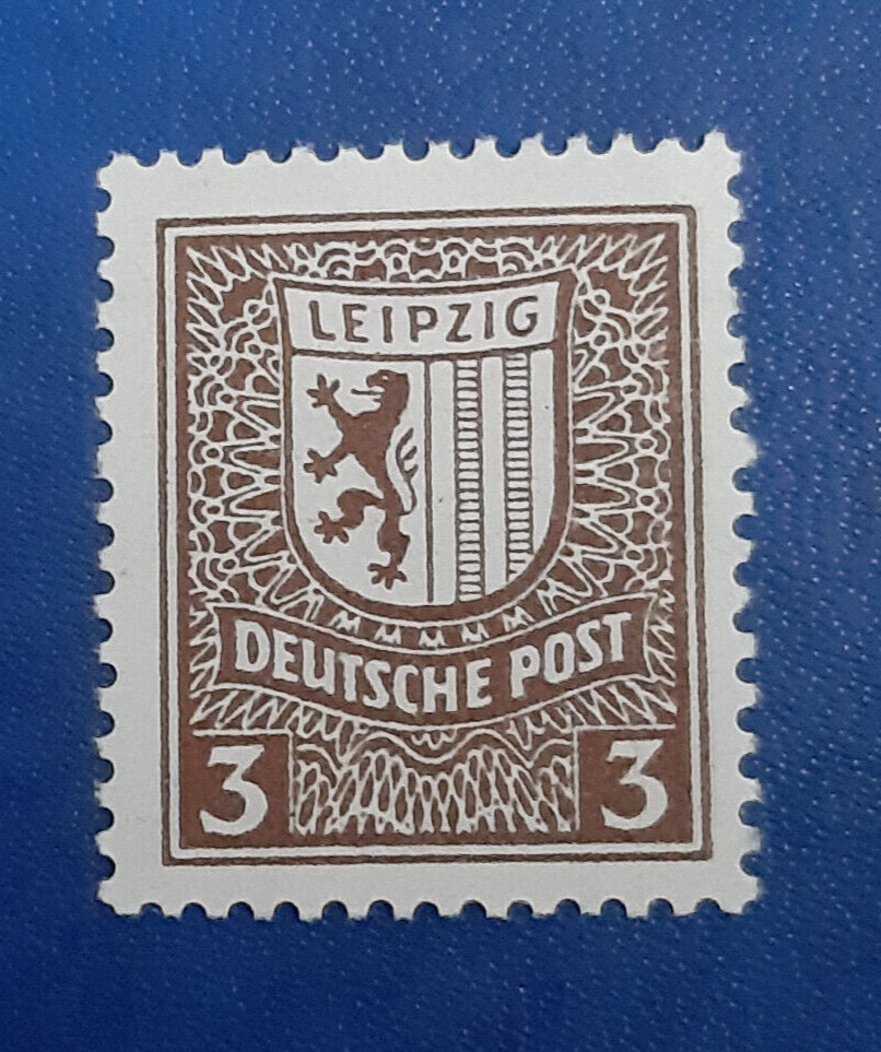 Germany Stamp West Saxony 3 Pfennig 1946 SBZ Mi. Nr. 150 Y (21131)