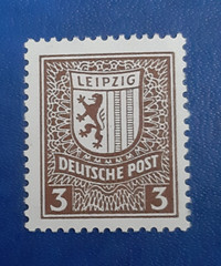 Germany Stamp West Saxony 3 Pfennig 1946 SBZ Mi. Nr. 150 Y (21131)