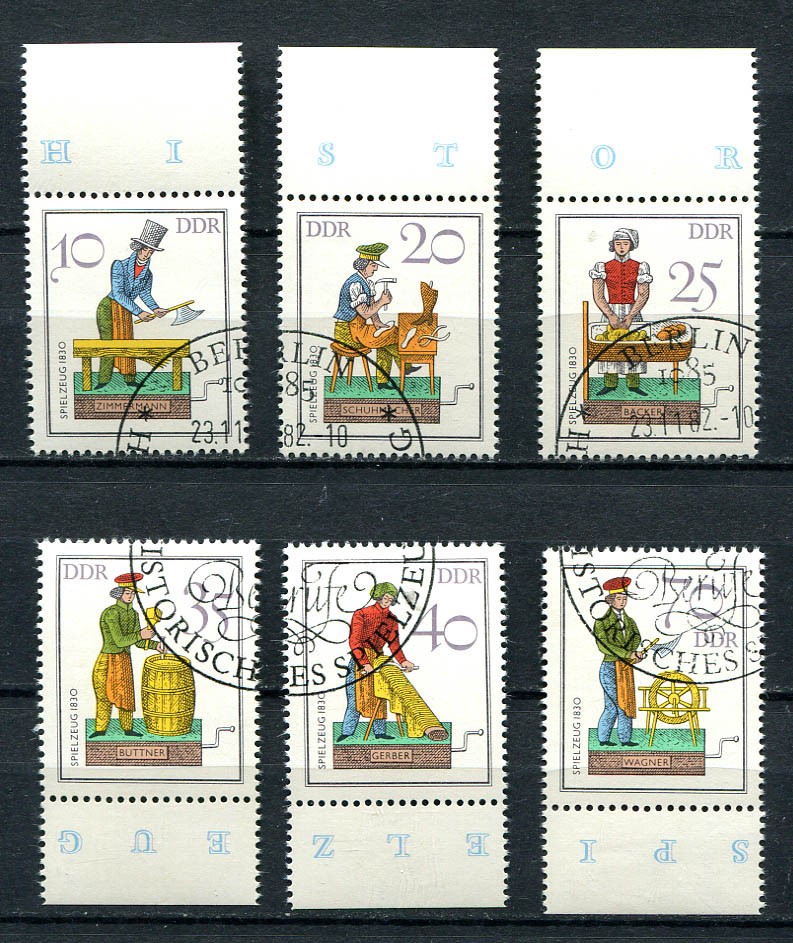Germany – DDR : Historic Toys set from 1982 – CTO