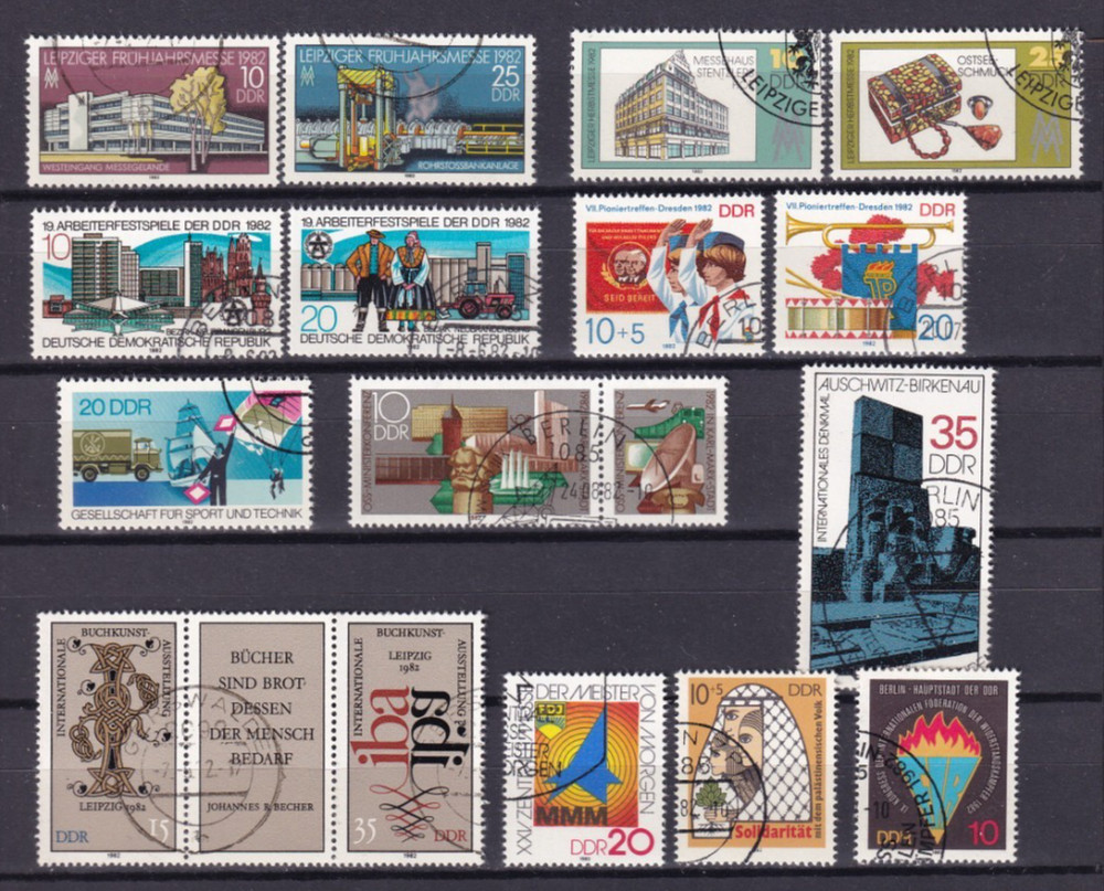 DDR used issues 1982