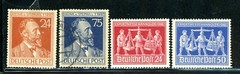 Germany Scott # 578 – MH, 579 – Used, 584, 585 – MH