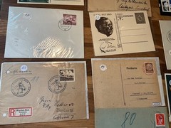german stamps and postal history 1800s states on Reich mint and used *a551