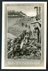 German Reich WW II : Great Infantry card ( # 134 ) from the 1940s – mint NH