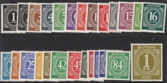 Stamp Germany Set 1946 Definitive Set Post WWII MNH
