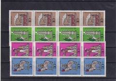 Bundesrepublik MNH ** 604-5 Scott B450-3 Tin toys strips of 4