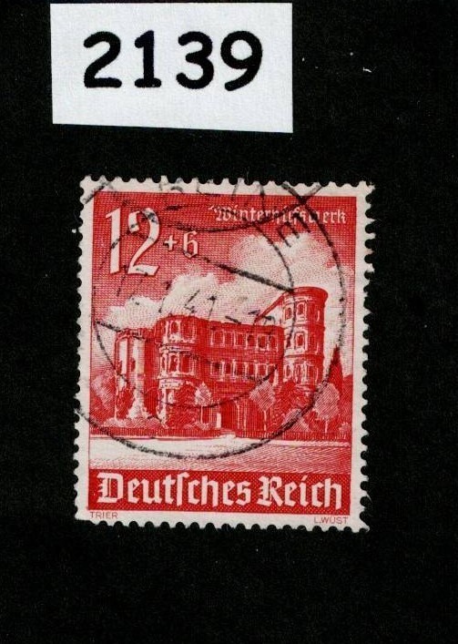 Used stamp Scott B182 1940 Winter relief Culture fund Germany #2139