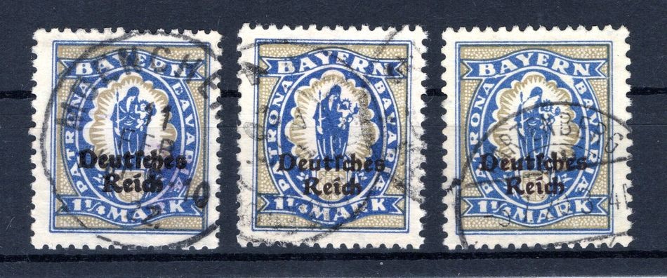 DR-Infla 130I,III,IV ABART Gts.+Signed 360EUR (GA5108
