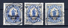 DR-Infla 130I,III,IV ABART Gts.+Signed 360EUR (GA5108