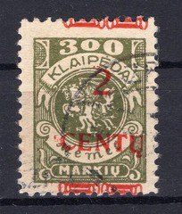 Memel 167AI Perfect Stamp BPP 20EUR BPP – Signature