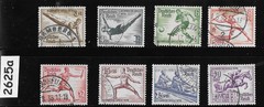 Used Stamp set B82-B89 1936 Berlin Germany Summer Olympics complete #2625a