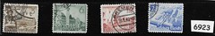 #6923 Stamp set Sc 494-497 / Third Reich Germany / 1940 Leipzig Spring Fair