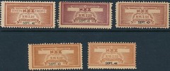 Stamp Germany Revenue WWII 3rd Reich NSZ National Newspaper Set Sept MNG