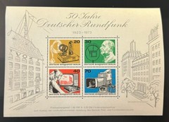 Travelstamps: Germany Berlin Scott #9N343 1973 50th Anniversary Broadcasting MNH