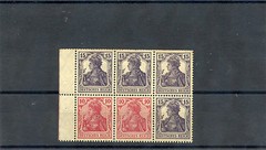 GERMANY, BOOKLET PANE MI HB 21aaA F-VF NH GERMANIA $165