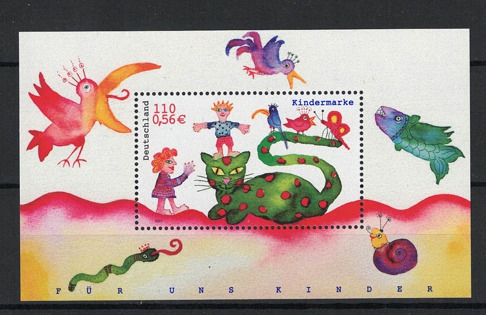 West Germany „For Us Children“ – Block 55 **
