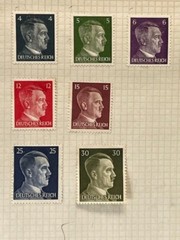Germany 1941 Scott – WW II Adolph Hitler Nazi 3rd Reich 14 STAMPS MINT HINGED