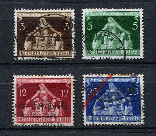 German Reich WW II : Local Government congress set from 1936 – used