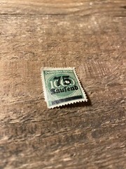 Germany Deutsches Reich 75 Tausend Overprint 1000 Mark stamp