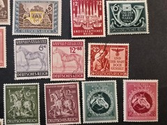 WW2 Nazi German NSDAP Third Reich Stamp Collection Many Sets! HI CV
