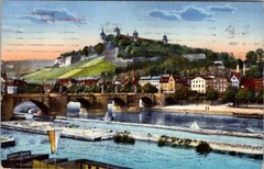 Germany Feldpost 1916 Wurzburg PPC – J15881