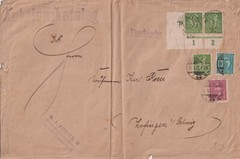 German Empire 31 JEN 1922 Catalog Envelope from Berlin to Hofingen (CH) Tricolor