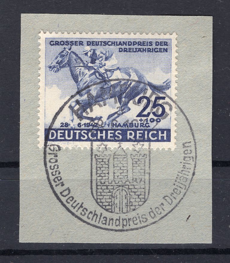 DR-3.Reich 814 Genuine Luxury Postage Stamp Cut (Example Image)