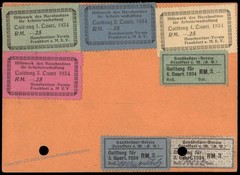Germany 1934 Frankfurt Hausbesitzer Homeowners Membership Revenue Card 77181