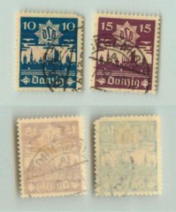 Danzig 🇩🇪 1936 SC 219-220 used non 1931-1940 . rta1162