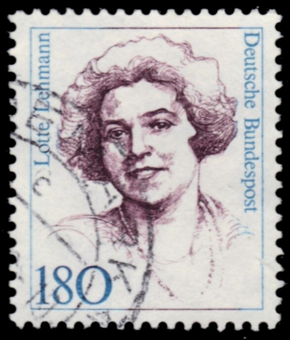 GERMANY 1490 – Lotte Lehmann „Soprano“ (pc17397)