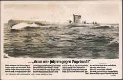 1940 Regensberg Germany Kriegsmarine RPPC U Boat Feldpost Postcard Cover England