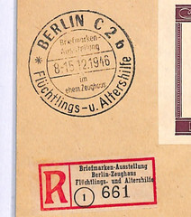 GERMANY Allied Occ *FUNF REICHSMARK* MINI-SHEET Used Cover 1946 Reg Berlin WF375