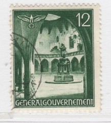 Germany WWII Poland General Government 1940 12gr Used A25P53F20281