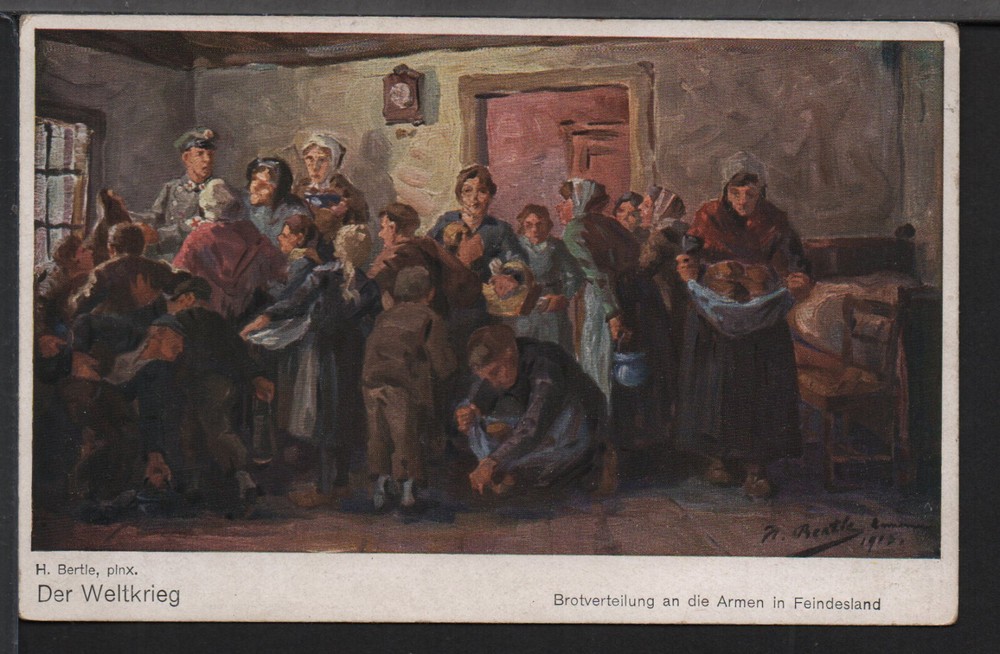 ✔️ GERMANY REICH WWI SOLDIERS EXCELLENT RARE AGED MILITARY ART POSTCARD