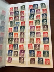 1930s TO THE END OF WWII GERMAN POSTAGE STAMP COLLECTION / 100’s OF STAMP