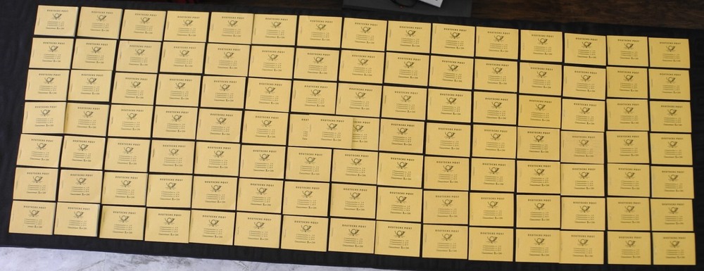 Germany Scott# 330C 333A 477B DDR 1957 Lot of 106 Complete Booklets ecoinsales