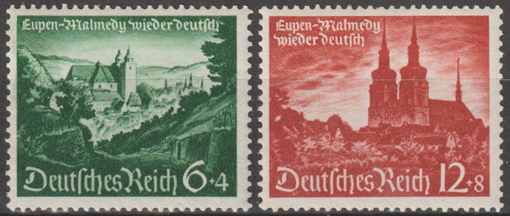 EDSROOM-22837 Germany B174-B175 MNH 1940 Complete Reunion-Malmedy CV$9.75