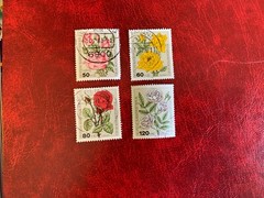 GERMANY BERLIN 1982 USED OR MNH FLOWERS FLORIBUNDA GRANDIFLORA TEA ROSE HYBRID