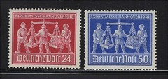Germany Scott # 584-585 MH Hanover Fair Issue 1948