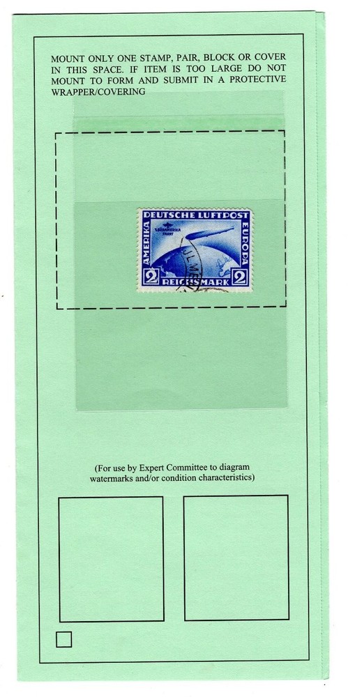 Germany Scott #C38 Zeppelin – Used – Certified