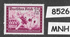 MNH stamp B155 / 1939 / Germany Postal employees Hitlers‘ Culture fund #8526