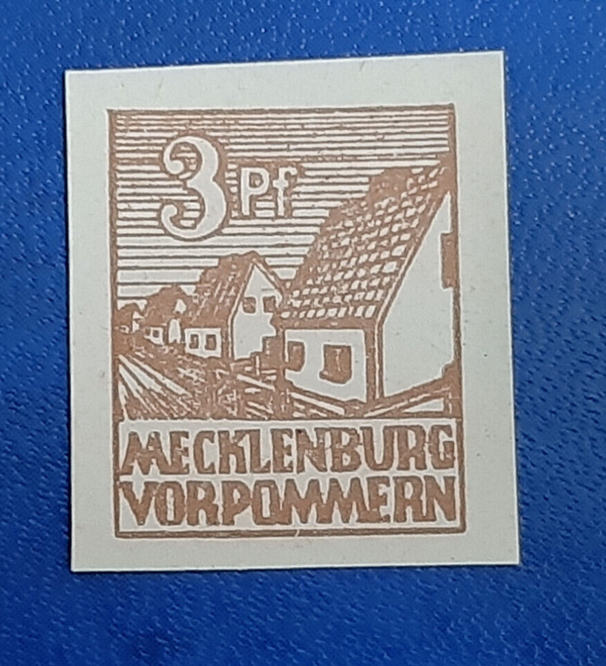 Germany Stamp Allied Occupation 3 Pfennig 1946 SBZ Mi. Nr. 29 y (20841)
