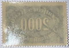 Travelstamps: 1922 Germany Reich Sc # 205/ Mi: #253 Number Horizontal Oval, MNH