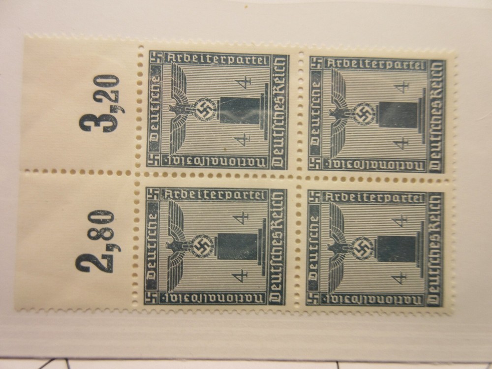 GERMANY Scott S14 MINT NEVER HINGED Block of 4 Cat $20.00