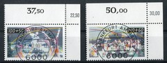 Bund 1449-1450 KBWZ Handball Full Stamp Mint Margin Eckrand Corner 2 BRD