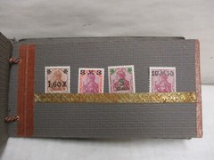 Lot of 90 Germany Stamps 1914-1924 in Book Briefmarken des Deutschen Reiches