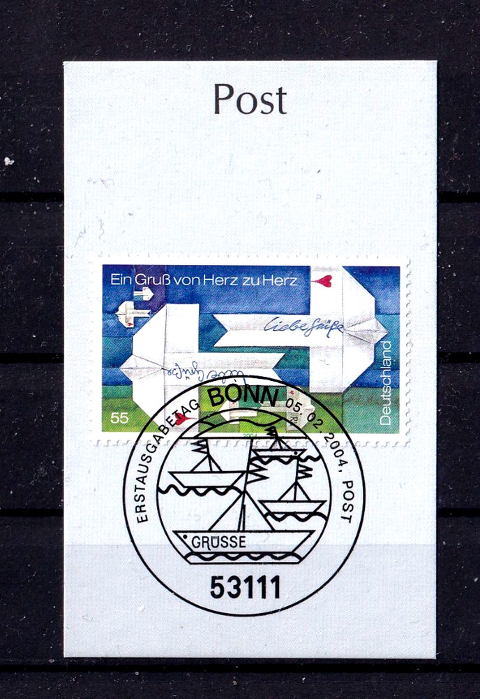 Germany 2004 Aviation Greetings Stamp Airplane Electric Paper Conversion Kit