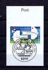 Germany 2004 Aviation Greetings Stamp Airplane Electric Paper Conversion Kit