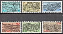 GERMANY DDR:1988 SC#2668-73 MNH District Capitals AP5753