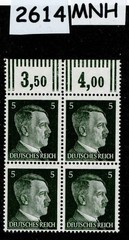 MNH stamp block 1941 Adolf Hitler PF05 Sc 509 Third Reich era Germany #2614