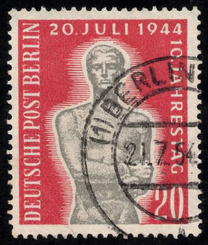 1954 Germany Berlin Michel 119 Scott 9N107 used